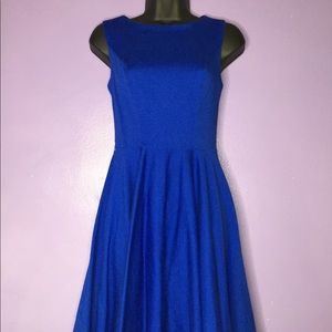 Grace Karin Royal Blue Tea Dress